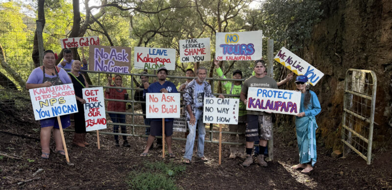 Protest rises over Kalaupapa tours